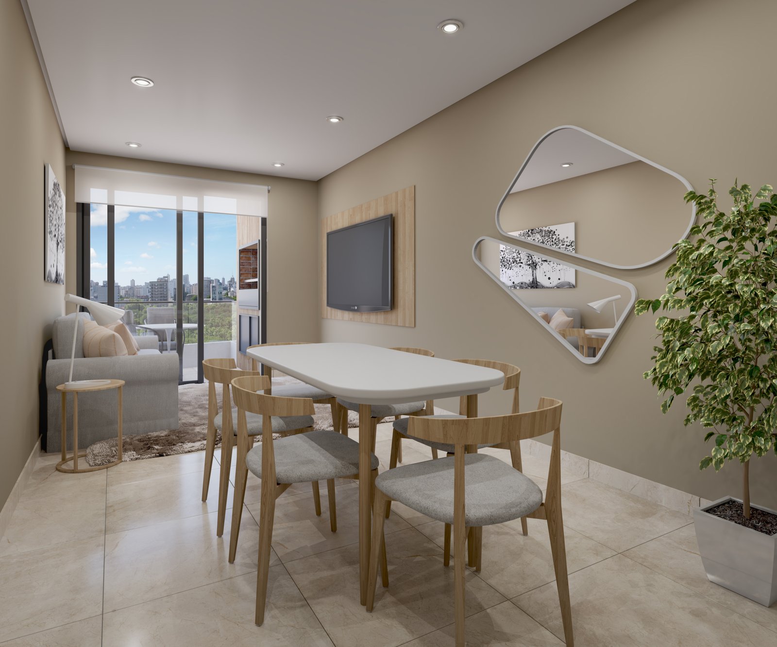12. 1 Dormitorio con Parrilla